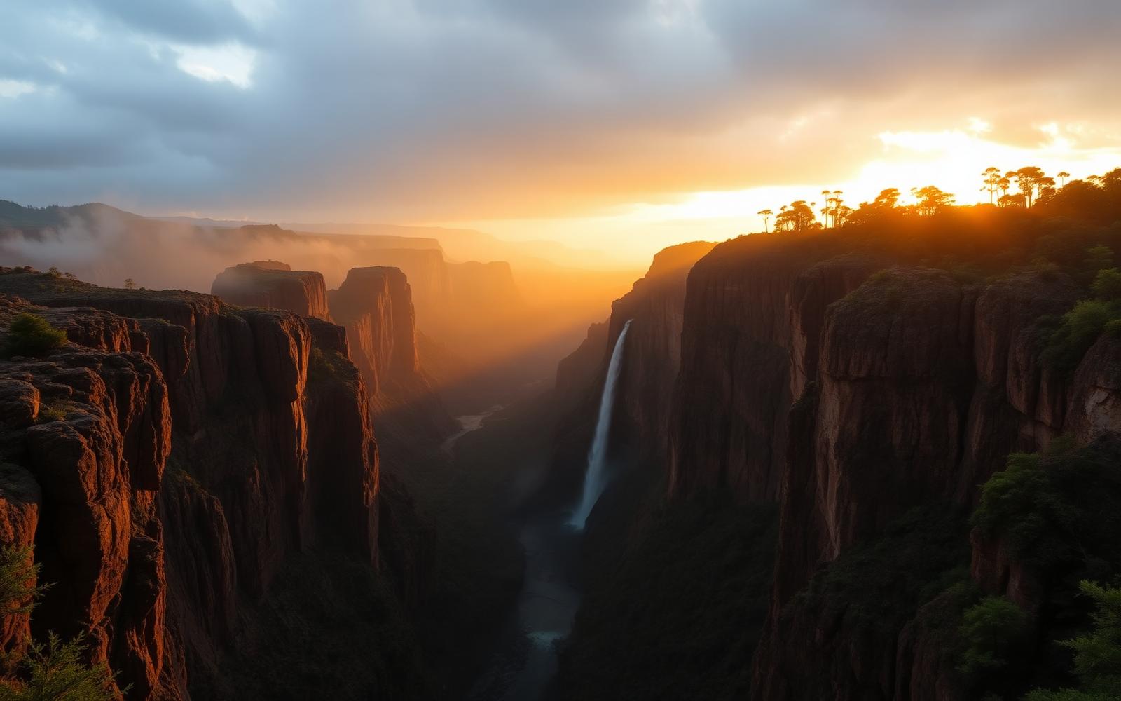 Paisagens do Paraná: cânions e araucárias
